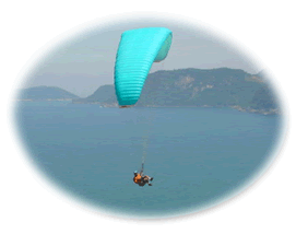 Voo de Paraglider - Hotel Mar Caraguatatuba